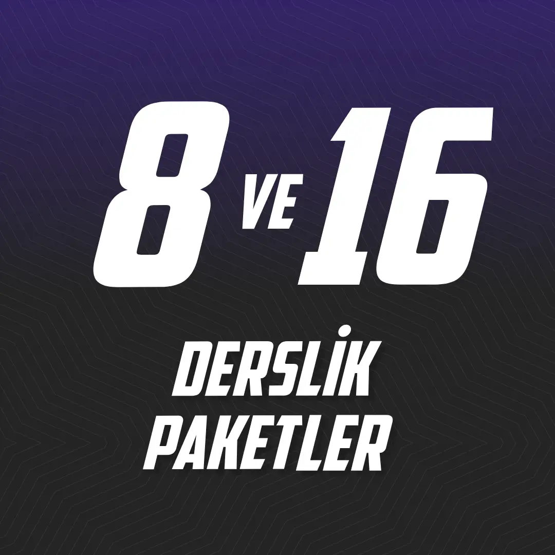 8 ve 16 Derslik Paketler