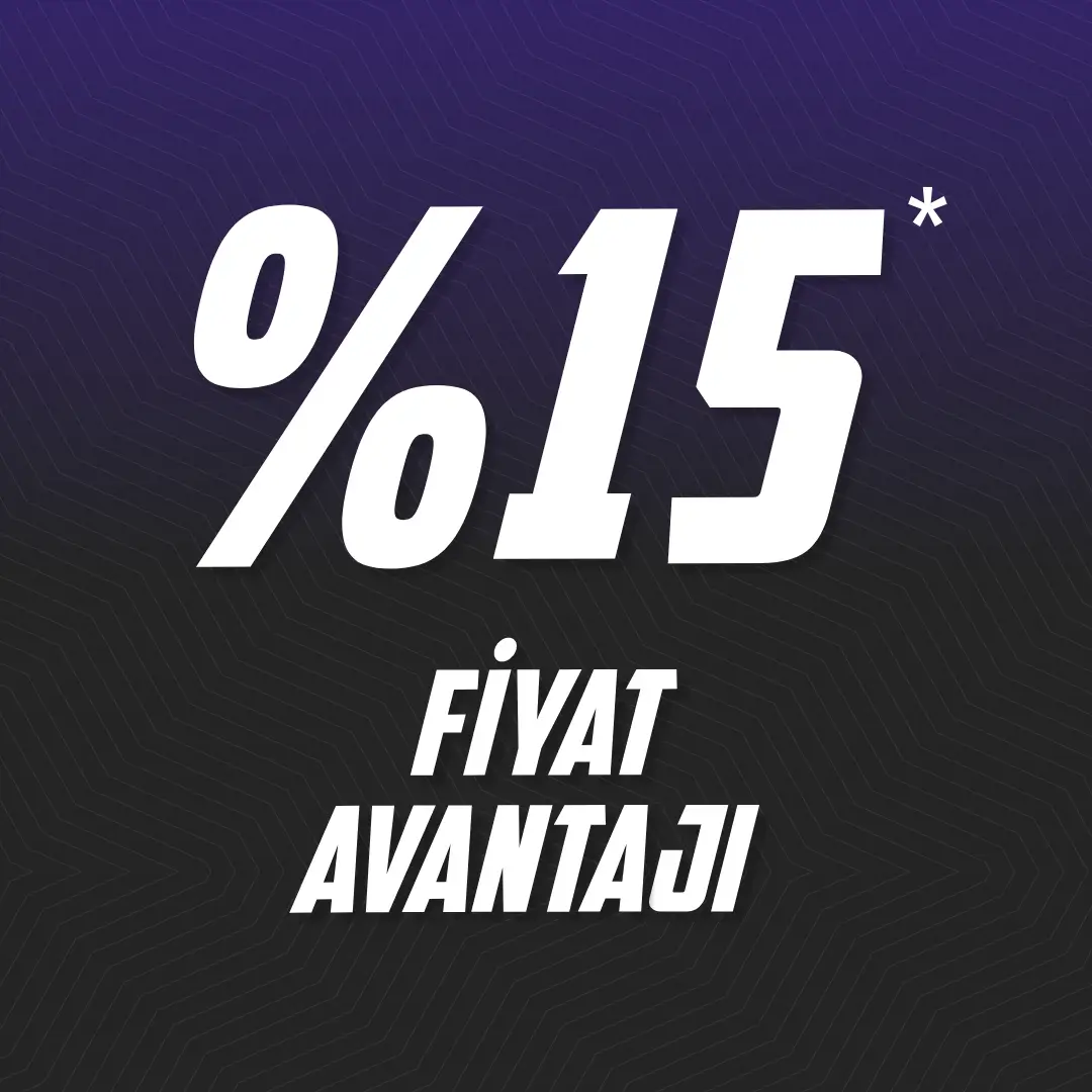 %15 Fiyat Avantajı